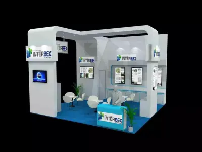 Exhibition - Area -6X6-3DMAX2009-46 3D model