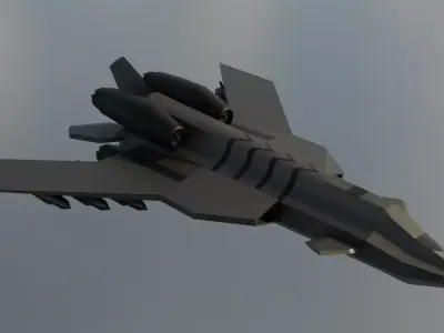 Strategic Bomber 3D model by jsf35f35