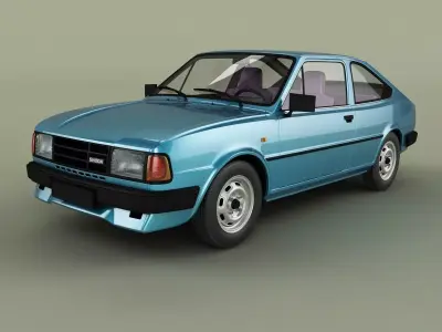 Skoda Rapid Coupe 130 3D model