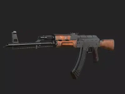 AK-47 - Game Ready Low-poly 3D model