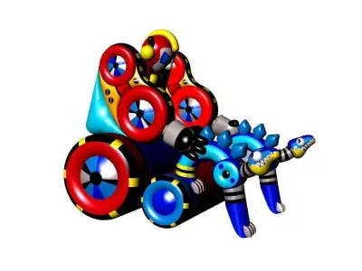  Transformer Game element 3 3D model