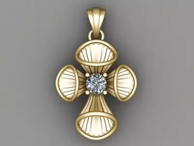 The Most Antique And Beautiful Christian Cross 3D Print Model 3D print model