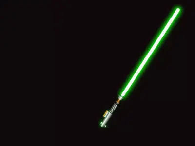 Luke Skywalker Lightsaber 3D model