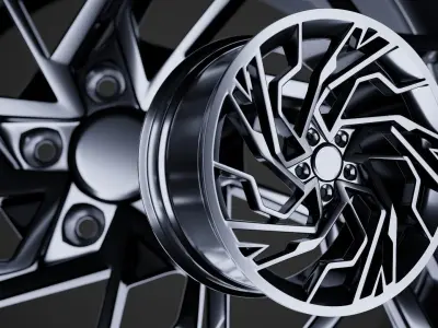 Car Wheel Free 3D model by infectofficial