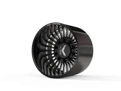 rear KG1 KD051-1 DUALLY WHEEL 3D MODEL 3D model
