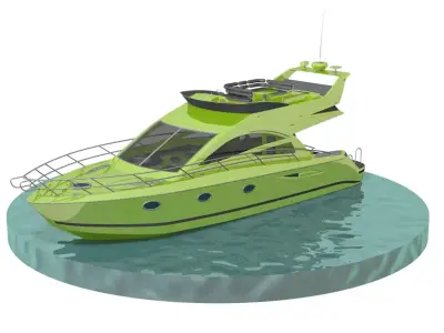 Yacht grig  3D model