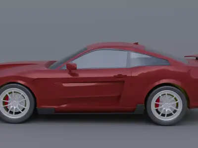 Generic Muscle car mark 2c 3D model