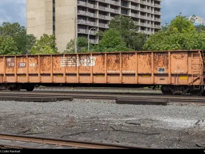 HO Norfolk Southern M-272 MOW Crosstie Gondola  3D print model