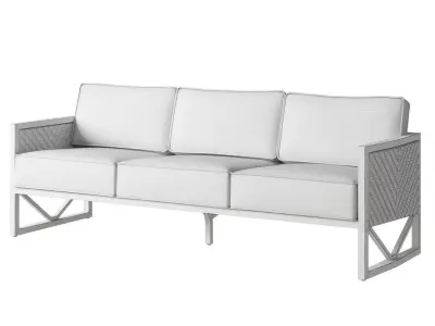 OVE Venti 4 Pieces Conversation Set Sofa 3D model