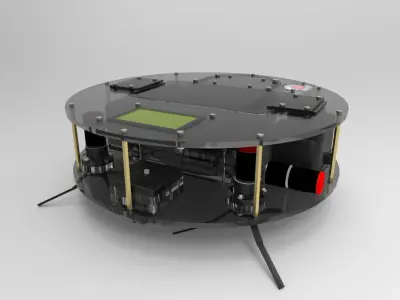 DIY Sweeping Robot 3D model