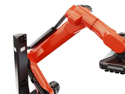  Industrial Warehouse Robot -4-Axis Palletizing Robotic Arm 3D model
