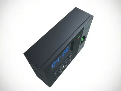 Biometric Machine RFID Low-poly 3D model