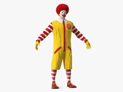 McDonalds Clown 3D model