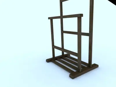 Clothes tree 3D model purchase