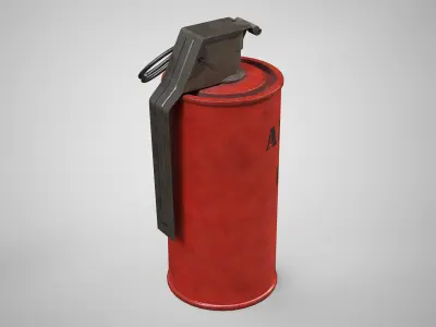 AN-M14 TH3 Incendiary Grenade AAA Game Ready Low-poly 3D model