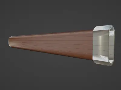 Low Poly Sword Low-poly 3D model 7