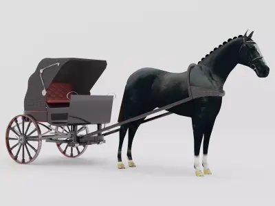 Race Chariot  3D model