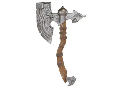 Old Axe - PBR Game Ready Low-poly 3D model