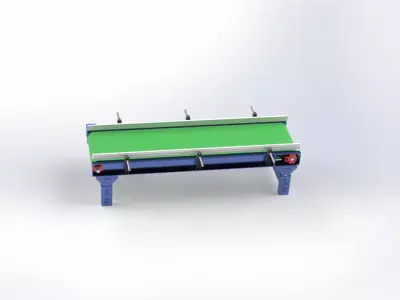 3D CAD Model of a Conveyor Belt 3D model