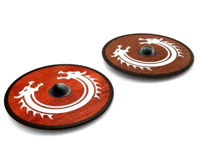 Viking shield 3D model