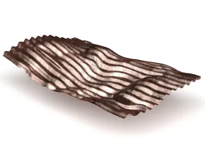 Sheets of old metal 3D model