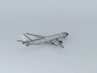 Airbus A330-300 Air China  Free 3D model