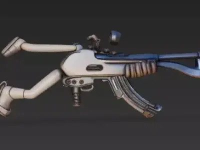 the sniper gun1 3D model