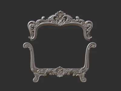 Carving Sofa Design 3D model