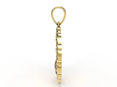 Tree Pendant 3D print model