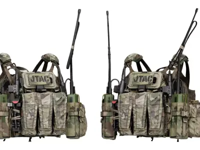CRYE JPC 2 PLATE CARRIER V3 Low-poly 3D model