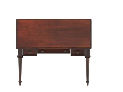 red antique table 3D model