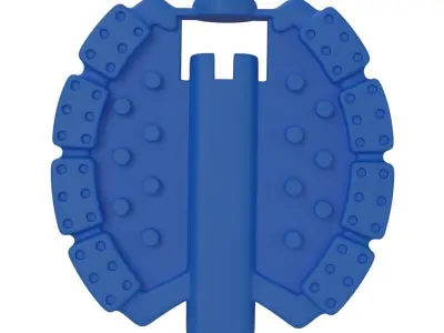 Kids bike pedals 3D model