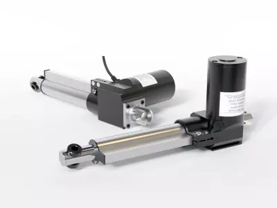 Linear push rod 3D model