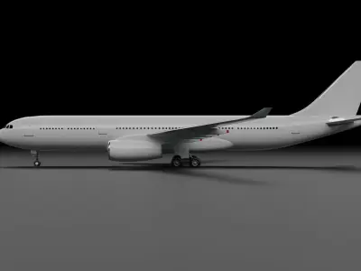 Airbus A330-300 3D model buy