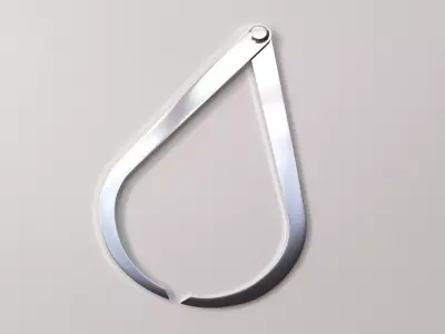 Outside Caliper 3D model