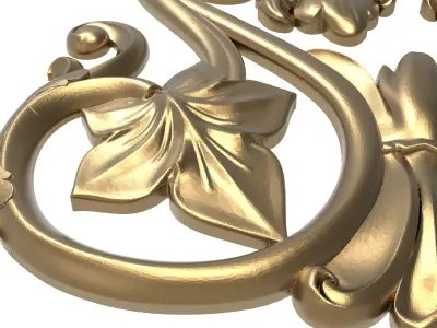  decorative pattern ready for 3D printing 3D model 500