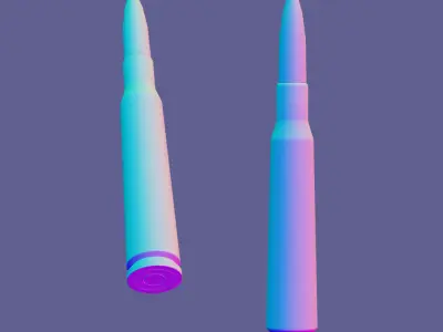 Bullet in Gold  Free 3D model
