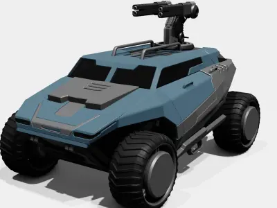 Armored Truck  Free 3D model
