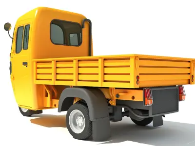 Mini Cargo Pick Up Rickshaw Maxima 3D model