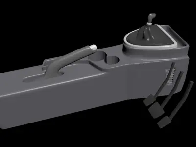 Car Driving Low-poly 3D model