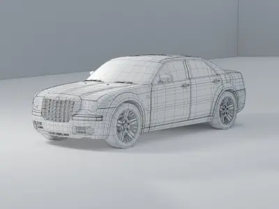 CHRYSLER 3D CAR MODEL Low-poly 3D model