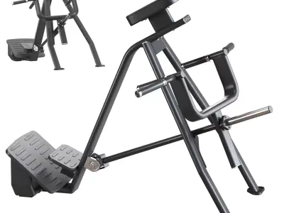 E-7061 Incline Level Row 3D model