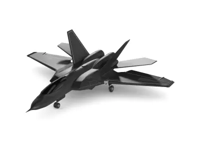 Air Fighter 3D model 2