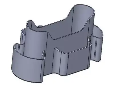 Pen stand or marker stand or id card stand 3D model