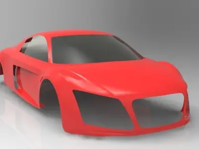 Audi R8 Car Free 3D model purchase