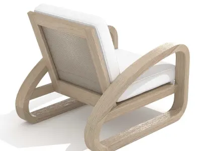 Restoration Hardware pascal chair 3D model