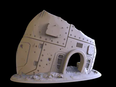 Terrain element 03 - PRINTABLE MODEL 3D print model