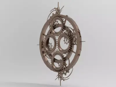 Enock Cog hive centre  Low-poly 3D model