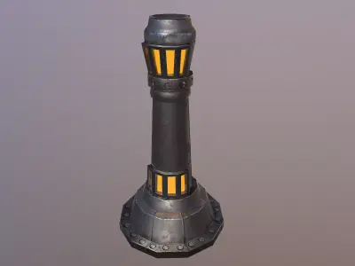 Mine Cauldron 2 Low-poly 3D model