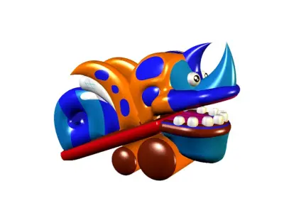   Beetle 3d model Rhinoceros 3D model